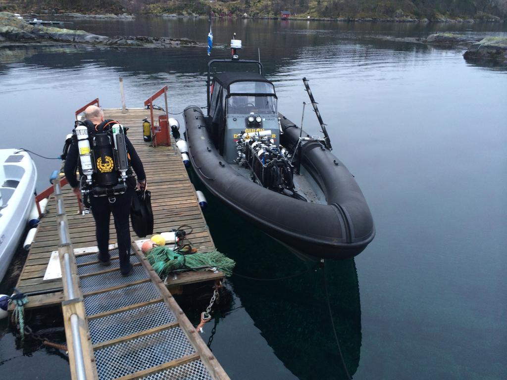 Gulen Dive Resort Dalsøyra 外观 照片